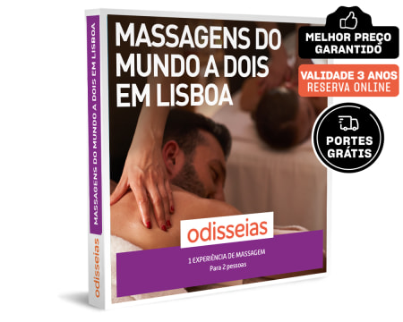 Massagens do Mundo a Dois em Lisboa | 30 Experiências à Escolha